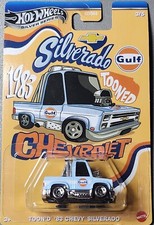 GULF Oil Sponsored Hot Wheels Silver Series : Toon'd '83 Chevy Silverado 3 of 5
