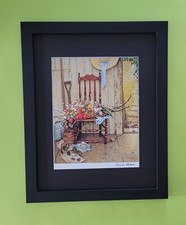 NORMAN ROCKWELL + THE GARDEN + CIRCA 1970'S + SIGNED PRINT FRAMED NORMAN ROCKWELL + THE GARDEN + CIRCA 1970'S + SIGNED PRINT FRAMED