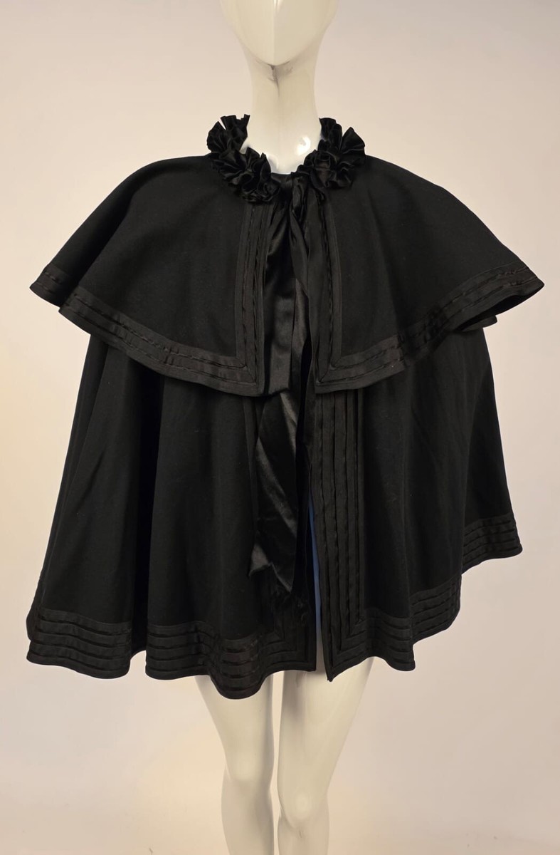 ～1910s french antique cape Antique Cape 'la Printemps' French Paris Brand 1800s Costume