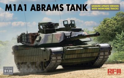 RFM 5120 M1A1 Abrams Tank Ukraine Update Version with Workable Tracks 1/35