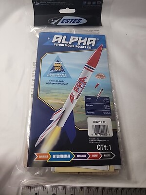 Estes 1225 Alpha Flying Model Rocket Kit