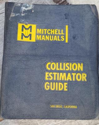 Mitchell Manuals Collision Estimator Guide 1975 Vintage