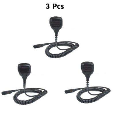 3Pcs Remote Speaker Mic Microphone for XPR3300 XPR3500 DP2400 Portable Radio