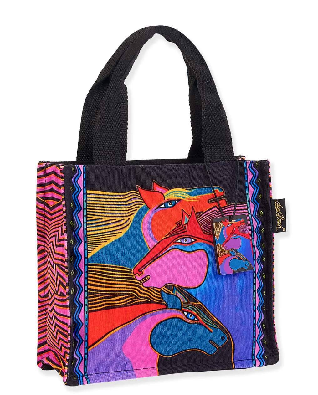 Маленькая сумка-тоут Laurel Burch Wild Stallions, 10 x 3,5 x 9,5