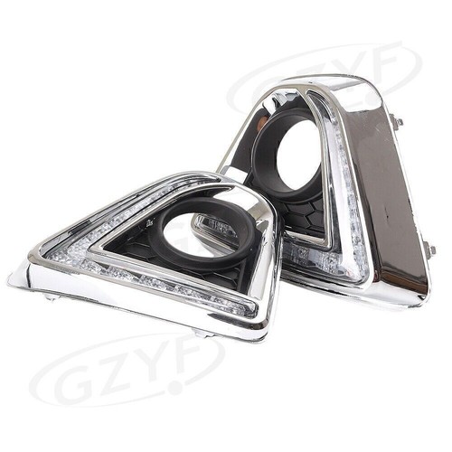Luz antiniebla diurna LED para automóvil 2 piezas para Mazda CX-5 2013 2014 2015 DRL luz - Imagen 4 de 8