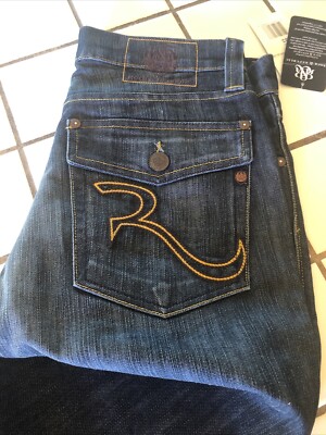 Jean Bootcut Rock & Republic Femme/junior Taille 29, Denim Foncé, Jambe 27.5"