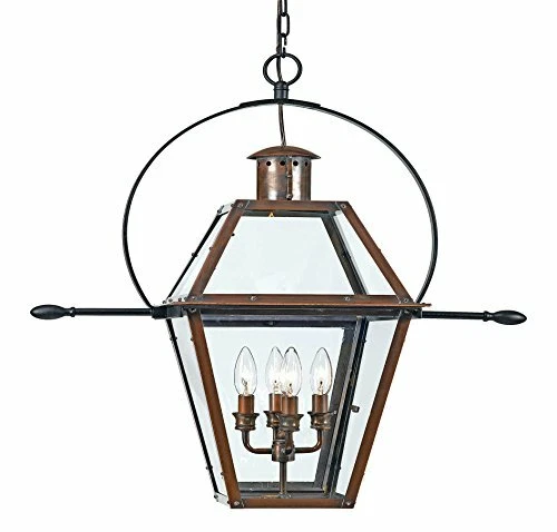 Quoizel RO1914AC 4-Light Rue De Royal Outdoor Lantern in Aged Copper - Picture 1 of 1