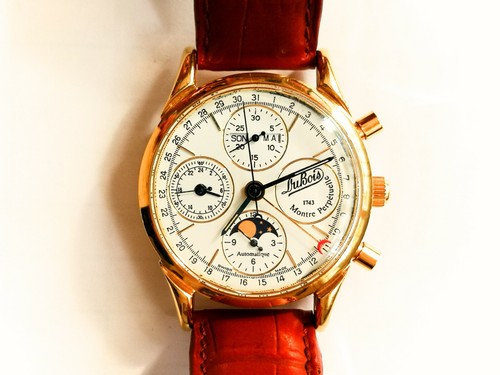 Luxury watch dubois 1785 montre perpetuelle 18 k solid gold | eBay