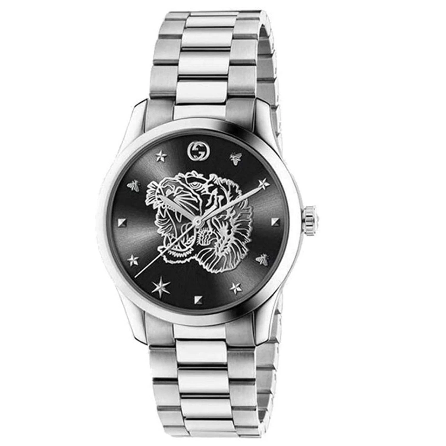 Montre femme Gucci YA1264125 G Timeless à quartz noir