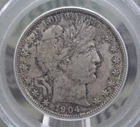 1904 "P" Barber SILVER Half Dollar 50c PCGS MS61 #174 Unc Uncirculated ECC&C Inc