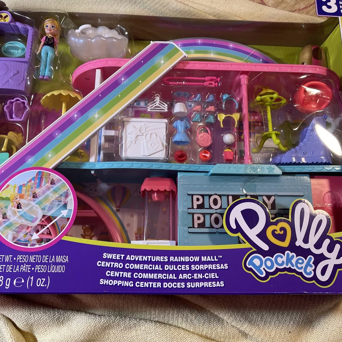 Playset - Polly Pocket - Polly - Shopping Center Doces Surpresas - Mattel