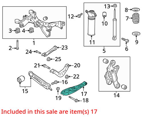 Fits 2018 - 2023 CHEVY EQUINOX FWD Rear RH Passenger Lower Control Arm OEM - Picture 8 of 17