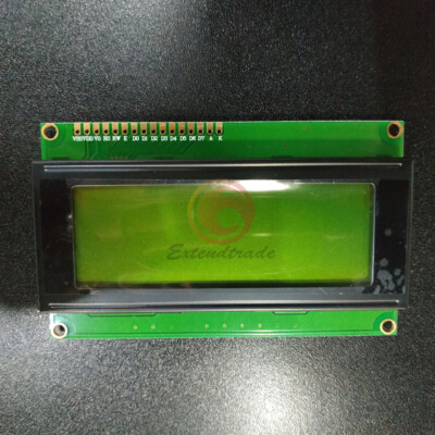 5V 20X4 LCD 2004A LCD Liquid Crystal Module Yellow Green Screen