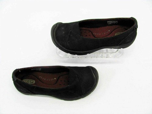 Keen Women Shoe Sterling City Size 6M Black Ballet Flat Pre Owned qp - Picture 11 of 12