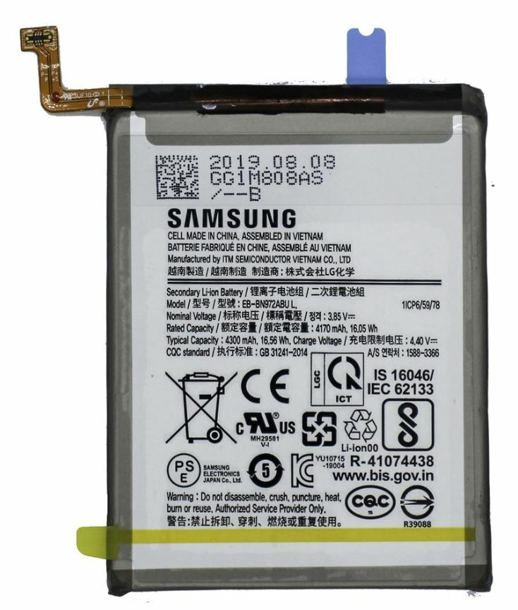 New OEM Samsung Galaxy Note 10 PLUS Battery EB-BN972ABU