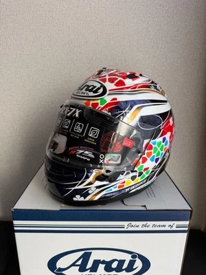 Casque intégral moto Arai RX-7X NAKAGAMI GP2 Corsair-X taille S 55-56 cm - Photo 1/4