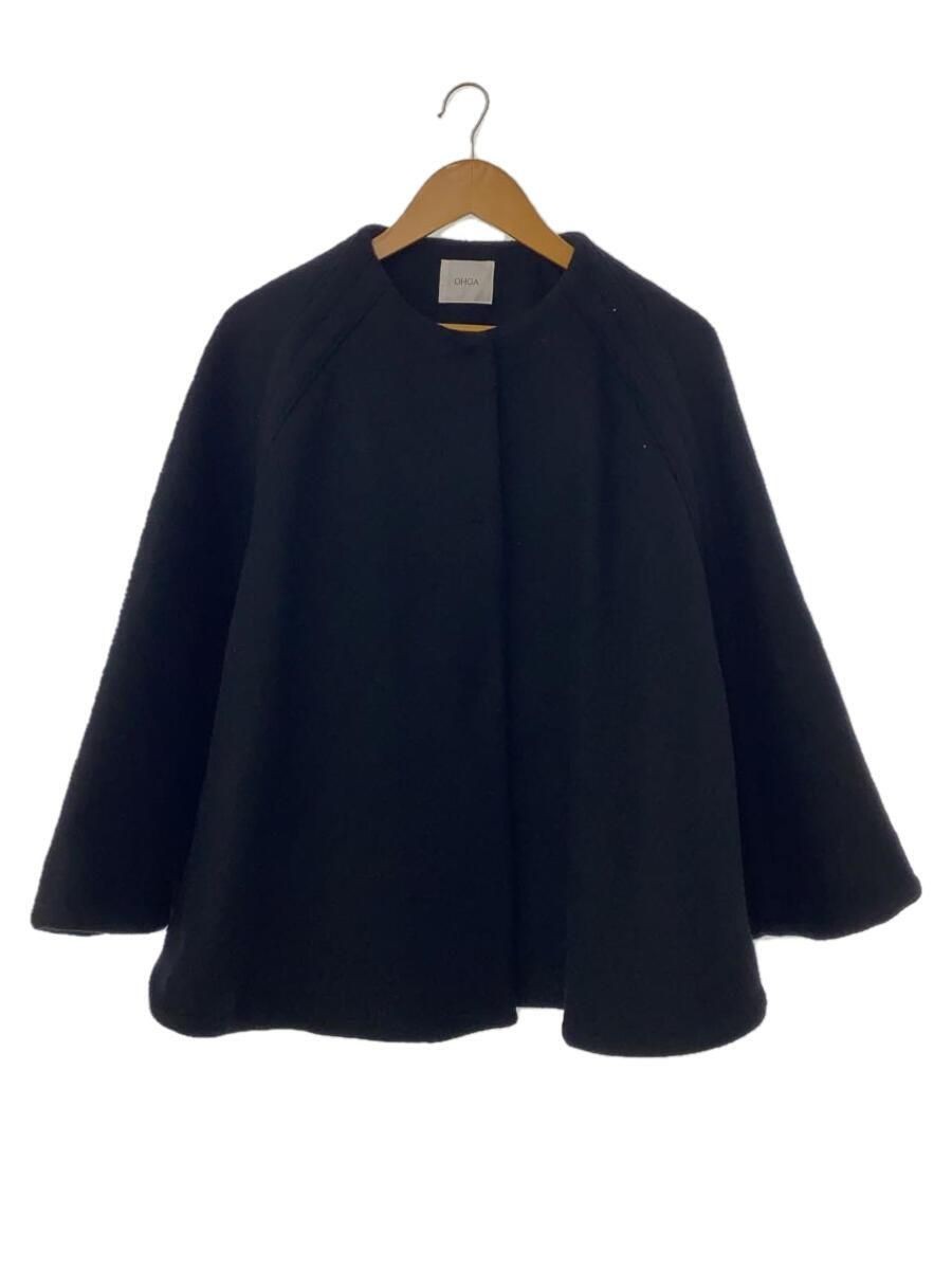 ALTRA Cappotto OHGA altro mantello OMAGGIO lana nero OHGA 8011