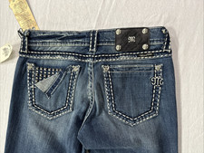 Miss Me Women  s Bootcut Jeans MK05D Dark Blue, Size 28 New w/tags 108 JP5118-2