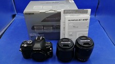 Olympus E-410 DSLR Camera Kit with 2 Lenses CCD Digital SLR