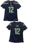 Nike On Field NFL Seattle Seahawks Jersey 12th Man FAN Jersey Sz Medium