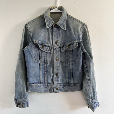 Vintage 70 s Lee Riders 101-J Denim Jacket Sz 34 XS Sanforized