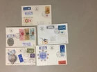 Five '50 Israel registered fdc