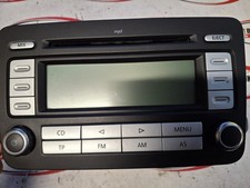 VOLKSWAGEN GOLF MK5 RCD 300 MP3 RADIO CD PLAYER - 1K0035186 AF --NO CODE - 2008