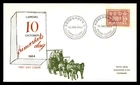 Mayfairstamps Denmark FDC 1964 Crowns October 10 Frimaertkets Dag First Day Cove