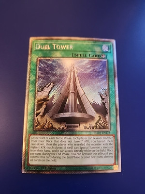 Duel Tower (Platinum Secret Rare) RA03-EN273 Quarter Century Bonanza 1st Edition