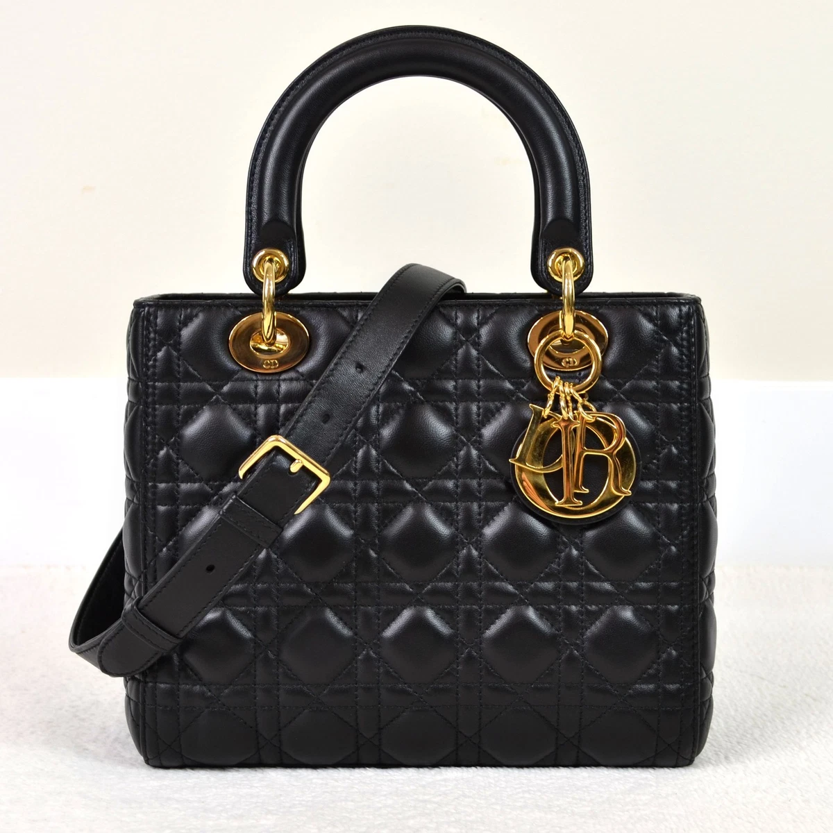 Dior Black Quilted Bags & Handbags for Women for sale | eBay