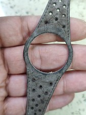 1975 GENUINE Omega Dynamic Band /Bracelet  leather Mens Dynamic strap Used