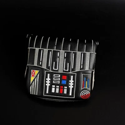 GOAT GOLF Dark Side Armor Darth Vader Center-Shaft Mallet Putter Headcover For LAB DF3
