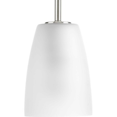 Progress Lighting P500029 Nickel Leap Single Light 5''W Mini Pendant