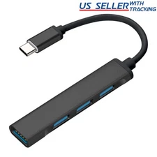 USB-C Type C to USB 3.0 4 Port Hub Splitter for PC Phone Mac MacBook Pro iPad