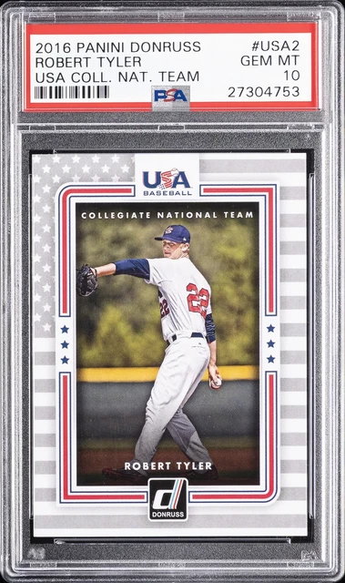 2016 Panini Donruss USA Collegiate National Team #USA2 Robert Tyler PSA 10