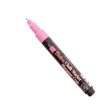 Uchida Of America 485-S-F9 Extra Fine Tip Bistro Chalk Marker, Fluorescent Pink