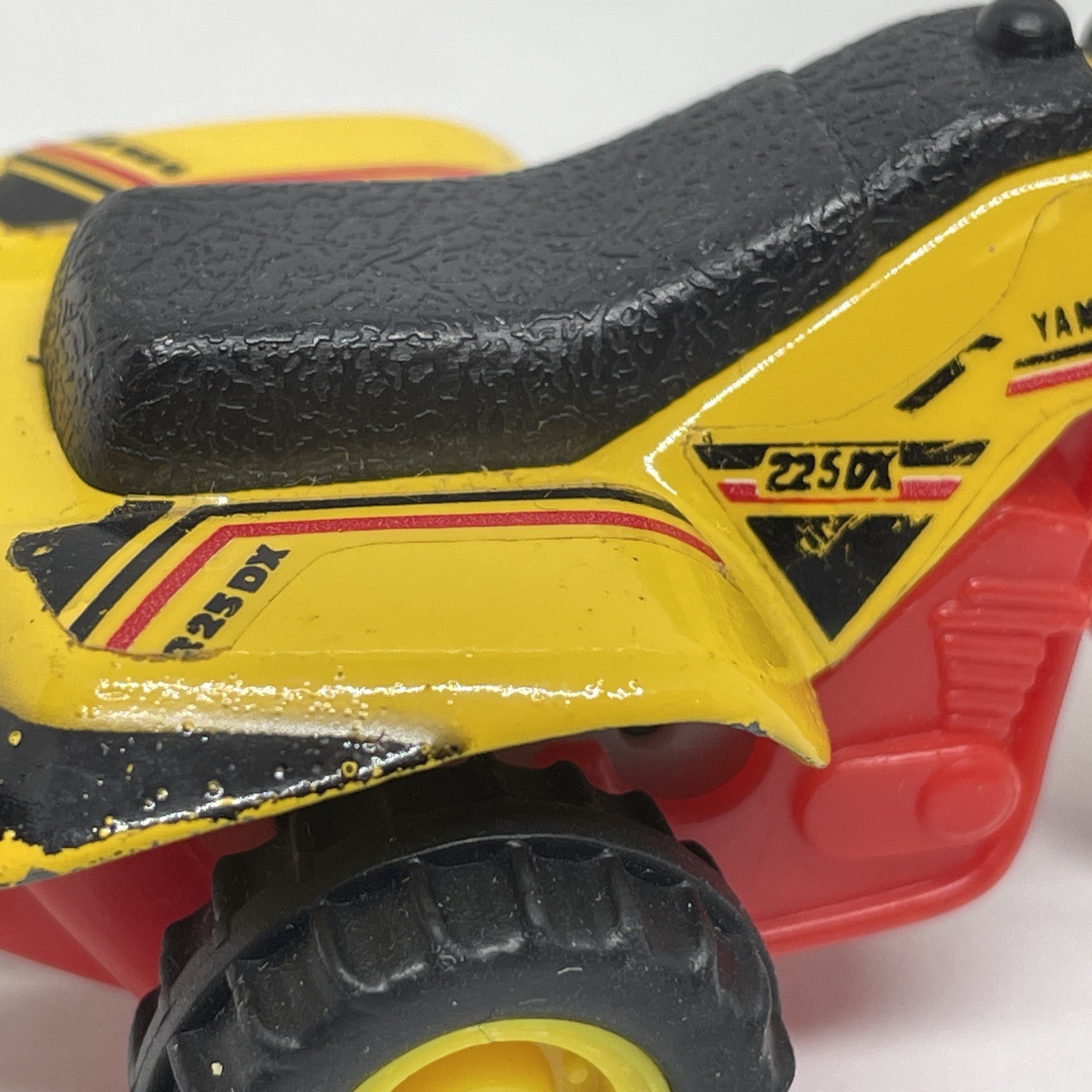 Rare Vintage Yellow 1980’s ATV Toy 3 Wheeler Trike Yamaha 225 DX MACAU