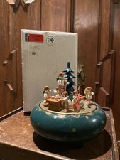 Holz Spieluhr Spieldose Reuge Seiffen Erzgebirge "Engelheimlichkeit" R. Gläser