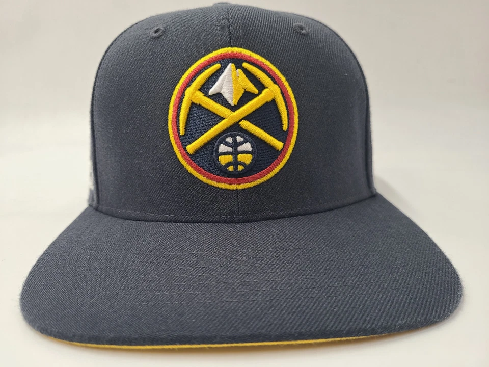 Denver Nuggets Conferencia Oeste 47 Marca Snapback Gorra Gorra Mezcla Lana NBA Azul Foto 2 de 4