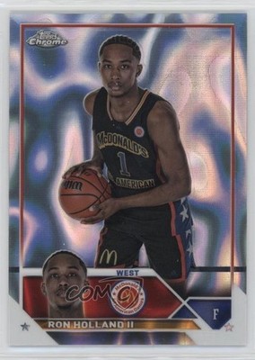 2023 Chrome McDonald's All American Lava Refractor /299 Ron Holland II #67 13gp