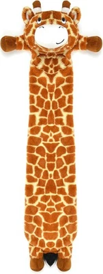 OLIVIA ROCCO Extra Long 2L Hot Water Bottle with Soft Giraffe Cover 72cm Natural Rubber Gift