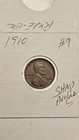 wheat penny 1910 HIGH GRADE AU+ LINCOLN CENT 1910-P STRONG WHEAT EARS  LOT #7