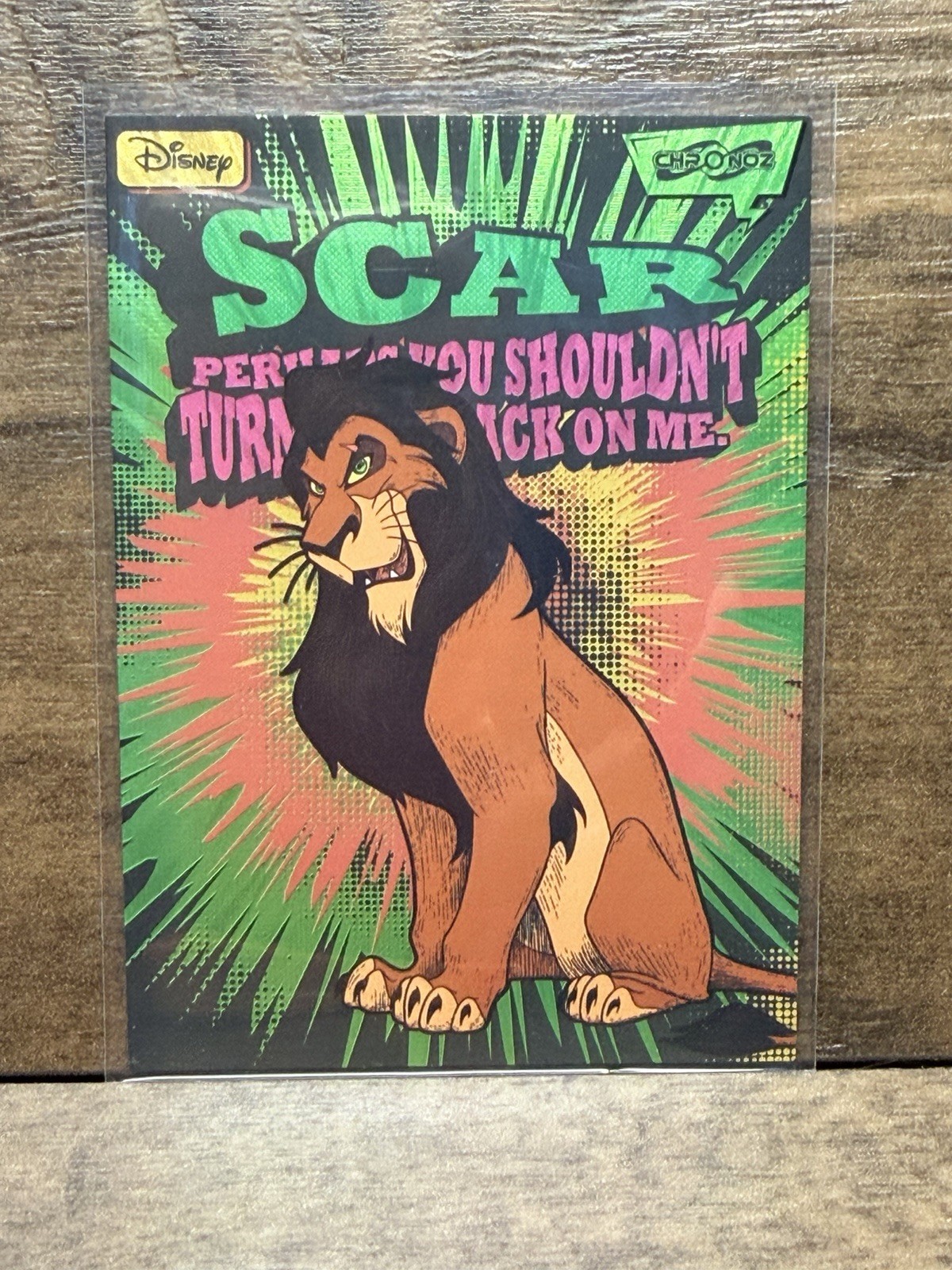 2026 Disney Chronoz Scar CDL-PB-43 Pop Blast Insert The Lion King