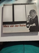 LIVRE-Architecte  Mies van der Rohe at work  ISBN  071483969  comme NEUF  192p  