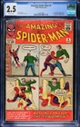 Amazing Spider-Man #4  1963 CGC 2.5 Origin and 1st appearance of The Sandman
