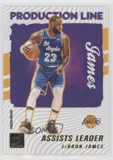 2021-22 Panini Donruss Production Line Press Proof LeBron James #7 x3y