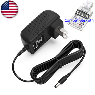 AC/DC Adapter for Sharp EL-1750V EL-1750P EL-1750PII EL-1750PIII 2 Color Print