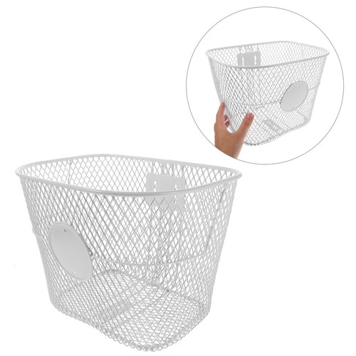 Panier Vélo Électrique Libération Rapide 23x27.5x18cm - Fer Robuste