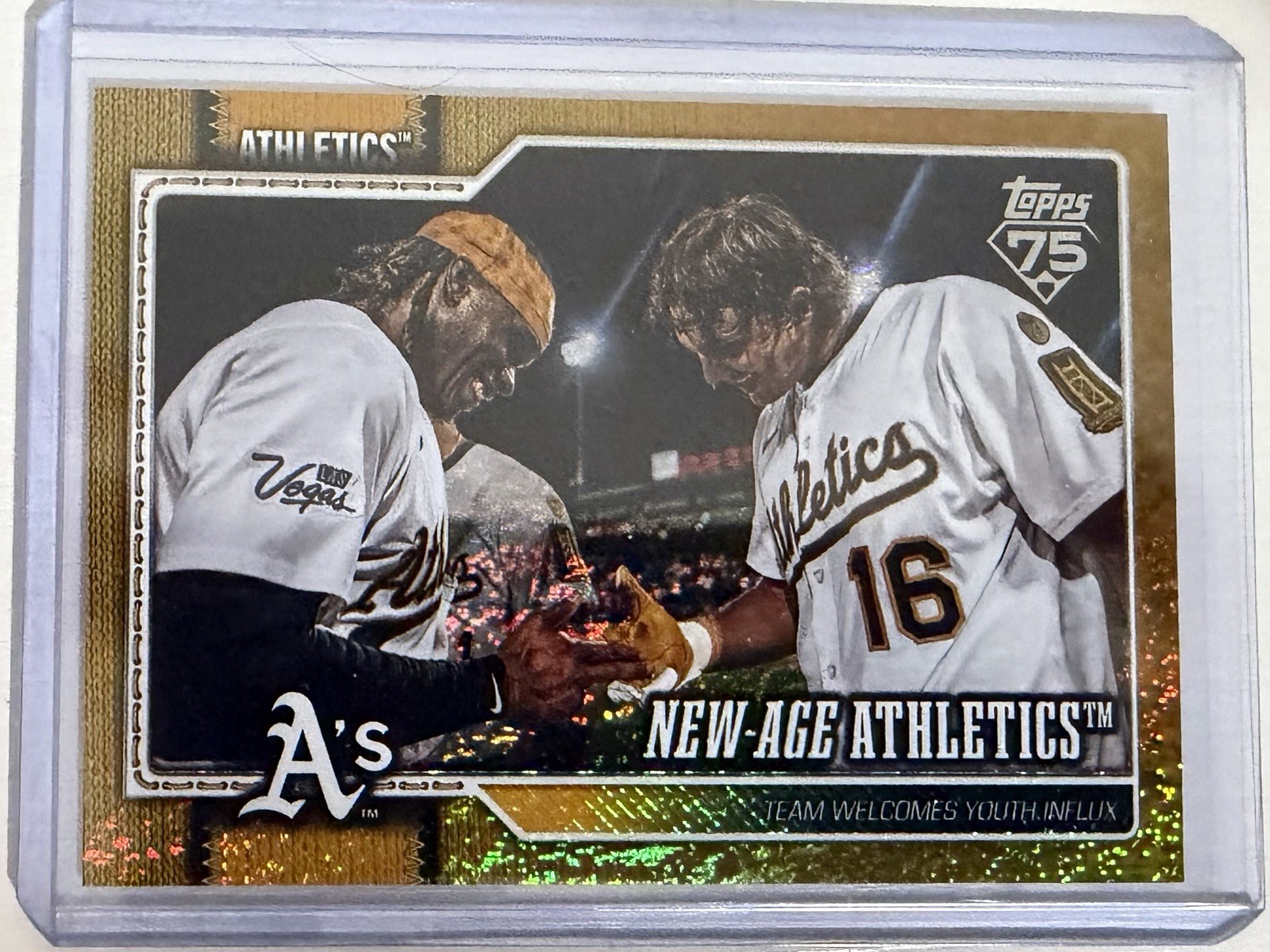 2026 Topps Series 1 Nick Kurtz #122 Gold Holo Foil 39/50 New Age A's SSP RARE