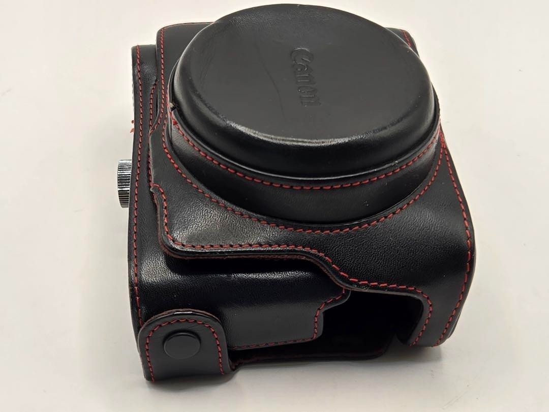 Genuine leather digital camera case for Canon Powershot G1X Mark